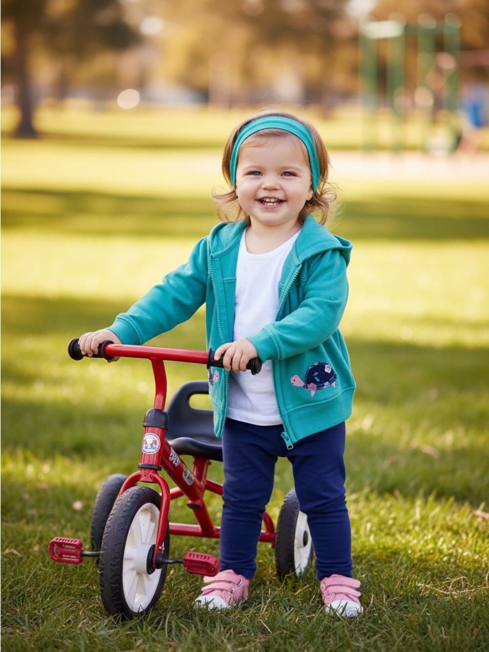Carter's Teal Baby Zip-Up Hoodie